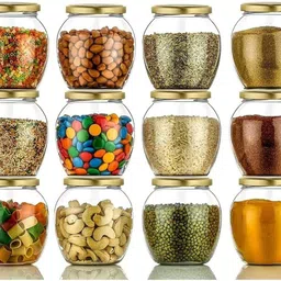 goldfinch Glass Grocery Container - 350 ml-picture-33