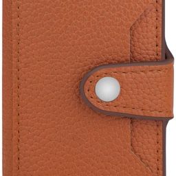 Men & Women Tan Artificial Leather Card Holder-image-16