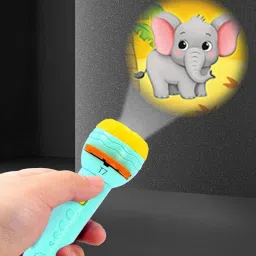 Mini Projector Torch with 3 Slides 24 Patterns Toy for kids GRN7-image-39
