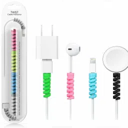KING COVERS Spiral Charger Cable Protector Data Cable Saver Charging Cord Protective Cable Cable Protector-image-36