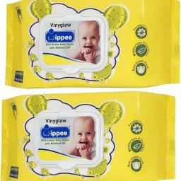 WIPPEE 80N USABLE BABY WIPES WITH ALMOND OIL PACK OF 2 Wipe Warmer-picture-16