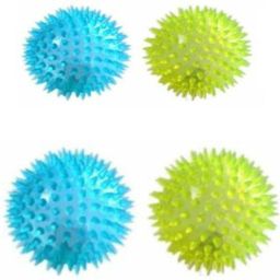 LED Squeaky Ball Dog Toy for Dogs, Cats & Puppies (Multi Colour) (Pack of 4) Nylon Ball For Dog-image-41
