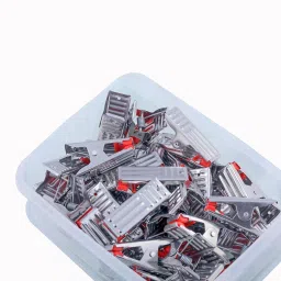 24 PCs Heavy Duty Rust Free Cloth Peg Clothes Clip Cloth Drying Pins for Hanger Stainless Steel Cloth Clips-9