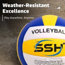 ssh SUPER SOFT SYNTHETIC NEW GEN VOLLEYBALL WITH PUMP AND NET SIZE-4 Volleyball - Size: 4 image 2