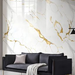 Decorative White, Gold Wallpaper-image-61