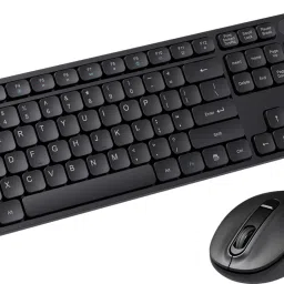 Portronics Key8 Combo Wireless Keyboard and Mouse Set with 2.4 GHz Wireless, Large Keycaps Wireless Handheld Laptop Keyboard Compatible with Desktop, Laptop, Mac 104 Keys, Adjustable Mouse Sensitivity, 12 Multimedia Hotkeys, PC, Laptop, Mac-27