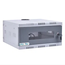 High Grade CCTV/DVR/NVR Cabinet Box/DVR Rack Wall Mount with Lock/Network Rack/Server Rack with Power Socket - 1U Iron Wall Shelf-image-55