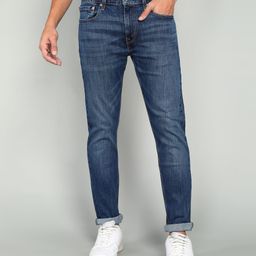 levi's Men Tapered Fit Mid Rise Blue Jeans-picture-24