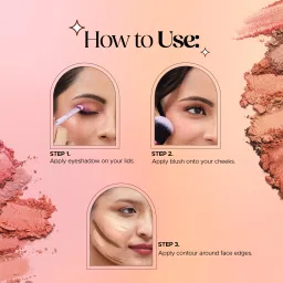 hilary rhoda More Than Basic Face Palette| Highly Pigmented Face Palette |10.5g| Pinkalicious image 5