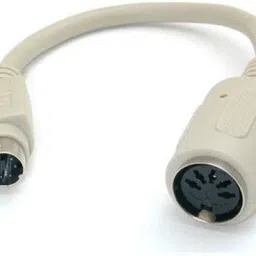 TECHGEAR White PC/AT to PS2 Keyboard Adapter Cable PC/AT to PS2 Keyboard Adapter Cabinet Compatible with Computer-picture-10