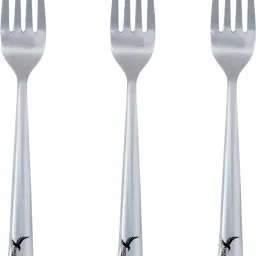 SNOKE® Stainless steel dinner/table forks , pack of 3 Stainless Steel Fruit Fork, Salad Fork, Serving Fork, Dinner Fork Set-30