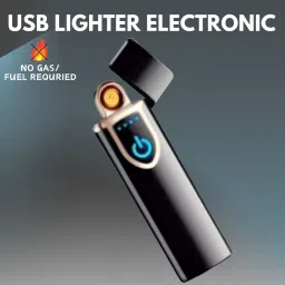 USB Cigarette Lighter for Smoking Windproof Slim Lighter with Fingerprint H372 USB Cigarette Lighter for Smoking Windproof Slim Lighter with Fingerprint H372 Pocket Lighter-image-37