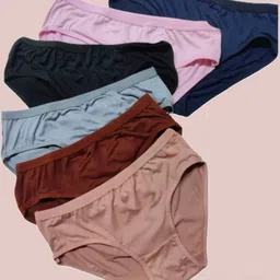 bodymist Pack of 6 Women Hipster Multicolor Panty-picture-0