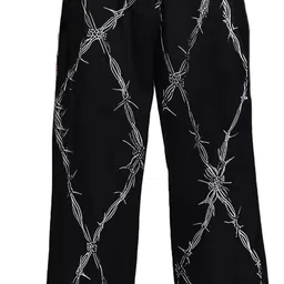 jugular Men Printed Black Track Pants-picture-18
