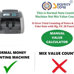 Security Store LCD DISPLAY CURRENCY COUNTING MACHINE WITH FAKE NOTE DETECTRO Note Counting Machine image 5