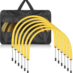 Soccer Training Equipment for Kids Adult Soccer Training Arches with Carry Bags Regular Agility Pole-image-13