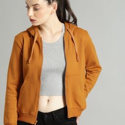 roadster Women Full Sleeve Solid Hooded Sweatshirt-picture-18