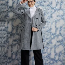 Suede Solid Coat For Women-image-49