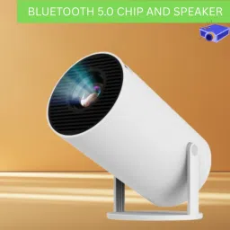 SACRO Mini HD Projector for Home 4KSupport With Built-in App Netflix/Prime/YouTubeD206 (4500 lm / 1 Speaker / Wireless / Remote Controller) Portable Projector-image-41