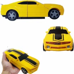 gvp toys 2 in 1 Robot Car Toy with 3D Light and Music Transformer Robot Car for Boy Kids image 4