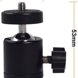 Viraan Swivel 1/4" Screw Tripod Ball Head Bracket Tripod Mount Adapter 360 Degree for Taking Magic Video Shots & Pictures. ( COMBO ) ( BALL HEAD | MOUNT ADPTER ) Tripod Bracket, Tripod Ball Head image 3