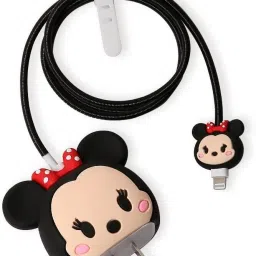 Augen Cartoon 3D Protective Case for 20W iPhone USB-C Power Adapter Cute Data (M6) Cable Protector-18
