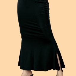 Ozberk Creation B.L.U__Fish_Black_XL_Saree Shapewear shapewear petticoat For Women Lycra Blend Petticoat-image-15