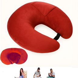 Nursing Pillow removable cover Ergonomic Breastfeeding cushion for Baby & Mom Breastfeeding Pillow-image-49