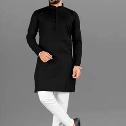 poshside Men Cotton Blend Kurta Pyjama Set-picture-30