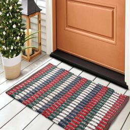 Multicolor Handwoven Cotton Rug, Rug for Bedroom, Kitchen, Living Room, Doorway, Indoor Rug Pad-image-66