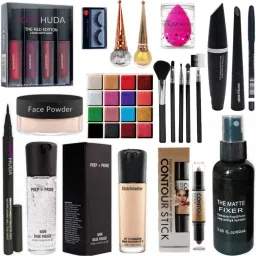HD High Coverage Waterproof Makeup Kit Full Set Box For Women & Girls-4