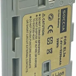 SOCCIA EN-EL3E Lithium-ion Rechargeable Camera BatteryCamera Battery Charger-image-65