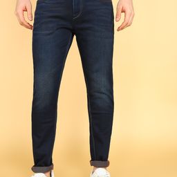 killer Men Skinny Mid Rise Dark Blue Jeans-picture-12