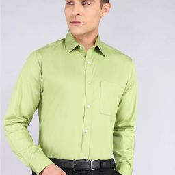 Men Slim Fit Solid Formal Shirt-image-22