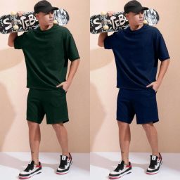 Tshirt Regular Shorts Co-ords Set-image-60