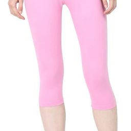 Capri Leggings Slim Women Pink Capri-image-28