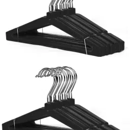 360 degree Rotating Hook with side notches Plastic Shirt Pack of 24 Hangers For Shirt-14