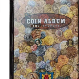 Coin Album 100 Pocket Storage Holders Collection Coin Storage Album Book for Collectors Coin Bank-image-12
