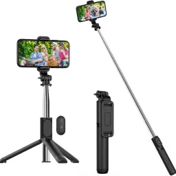 BSVR Perfect Selfie Stick Extendable with Wireless Bluetooth Remote, Lightweight_BS22 Bluetooth Selfie Stick-picture-16