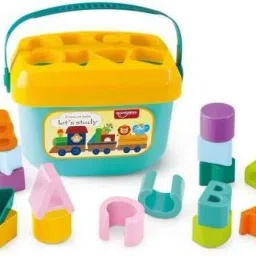 Baby's First Alphabet & Block Shape Sorting Blocks Learning, Educational And Mind Activity Game Toys with 16 Alphabet & Shape Blocks Toys Kids & Baby Girl-Boy (Multicolor)-25