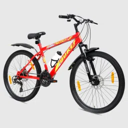 SCOOT 26T Geared Cycle for Men & Boys Dual Disc Brake & StylishDesign 85% Fitted 26 T (inch) Mountain Cycle-image-0