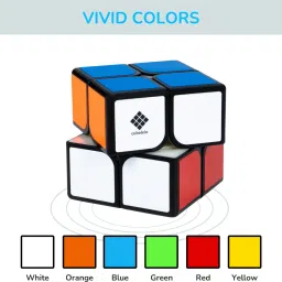 cubelelo Drift 2x2 Black Speed Cube Magic Puzzle Toy image 4