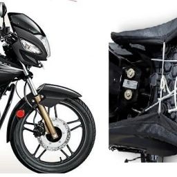 Waterproof Durable Faux Leather Single Bike Seat Cover( Hero CBZ Xtreme ) Single Bike Seat Cover For Hero CBZ Extreme-image-35