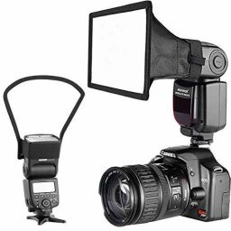FND Mini Silver White Flash with Softbox Diffuser for Camera Flash Diffuser Set DSLR Cameras Diffuser-99