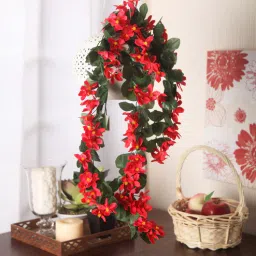 fourwalls Multicolor Plastic Orchid Floral Bale Artificial Flowers-picture-7