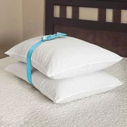 LUXURY Polyester Fibre Solid Sleeping Pillow Pack of 2-14