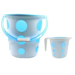 Blue 25 Ltr Polypropylene Bucket Set (Set of 2) by Regalo-picture-18