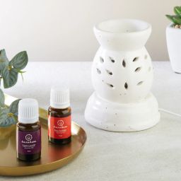 Electric Aroma Diffuser Set Round Shape Burner Diffuser Set-image-32