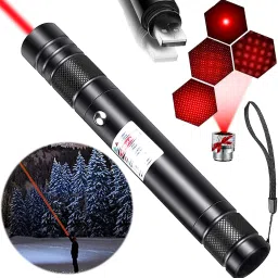 Verilux Laser Light USB Rechargeable Red Laser Pointer 2000 Metres High Power Pen-65