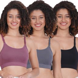 Women Sports Non Padded Bra-image-21